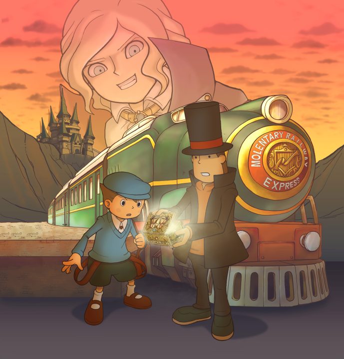 Professor Layton and the Diabolical Box Artwork 002