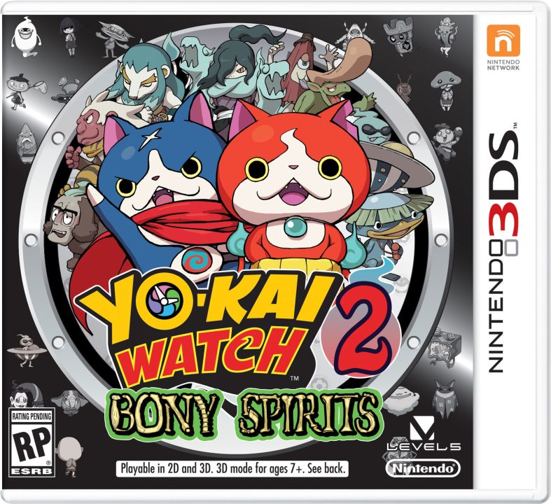 Yo kai Watch 2 Bony Spirits Cover Art US