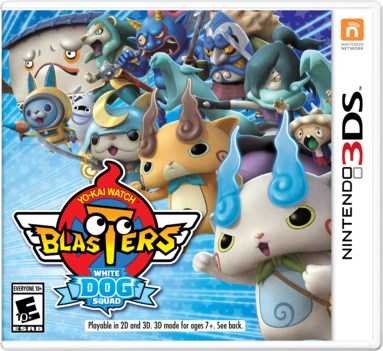 Yo kai Watch Blasters Cover Art US White Dog Squad