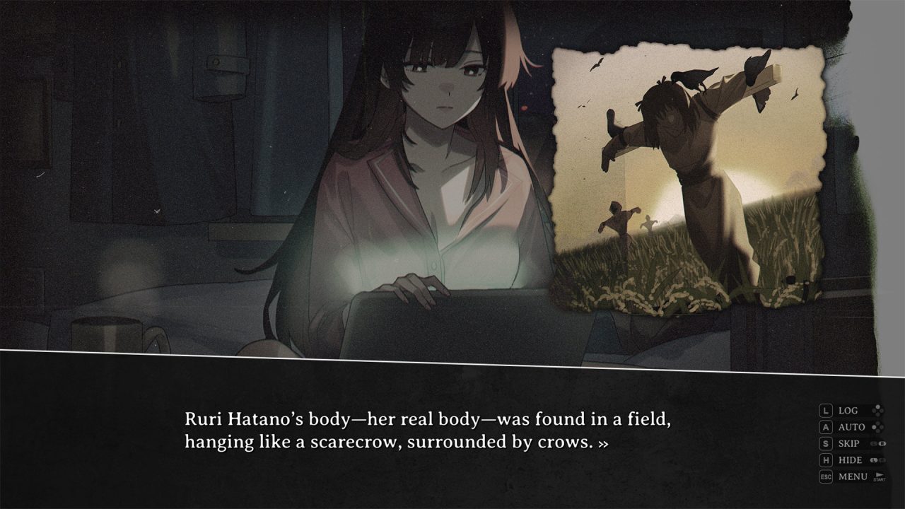Corpse Factory protagonist Noriko Kurosawa reflecting on her first victim.