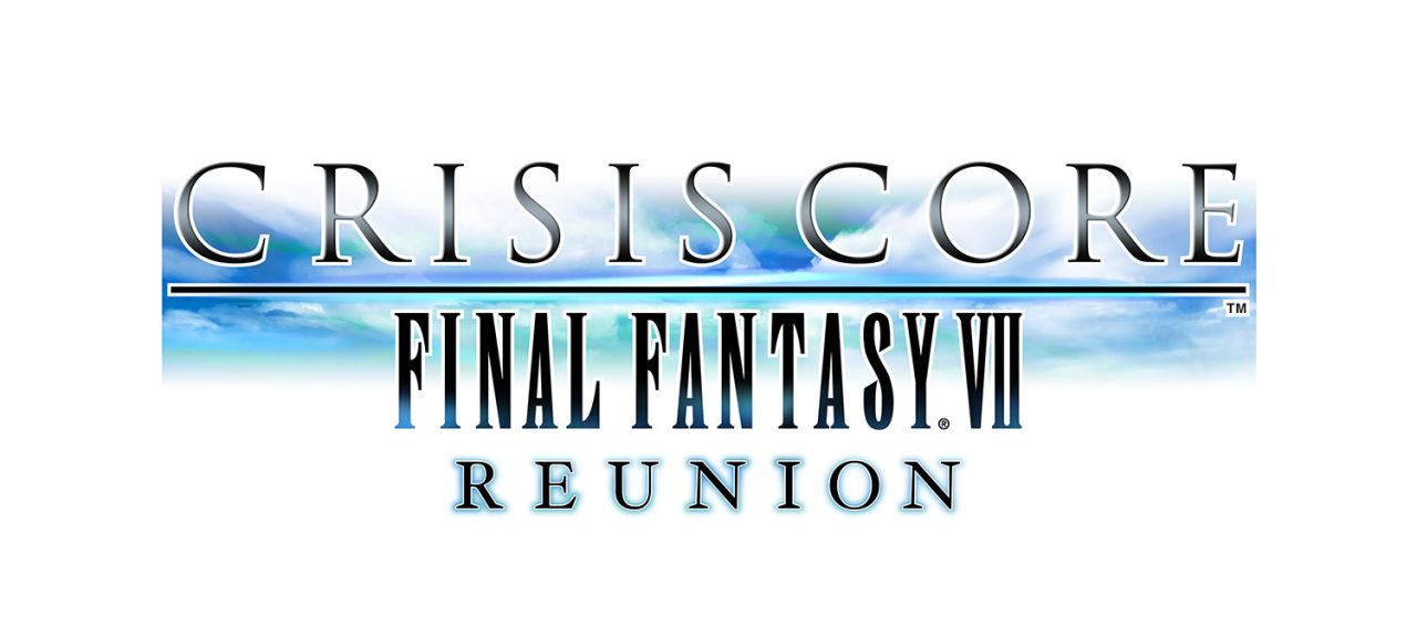 Crisis Core Final Fantasy VII Reunion Logo on White
