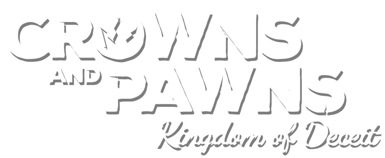 Crowns and Pawns Kingdom of Deceit Logo White 2