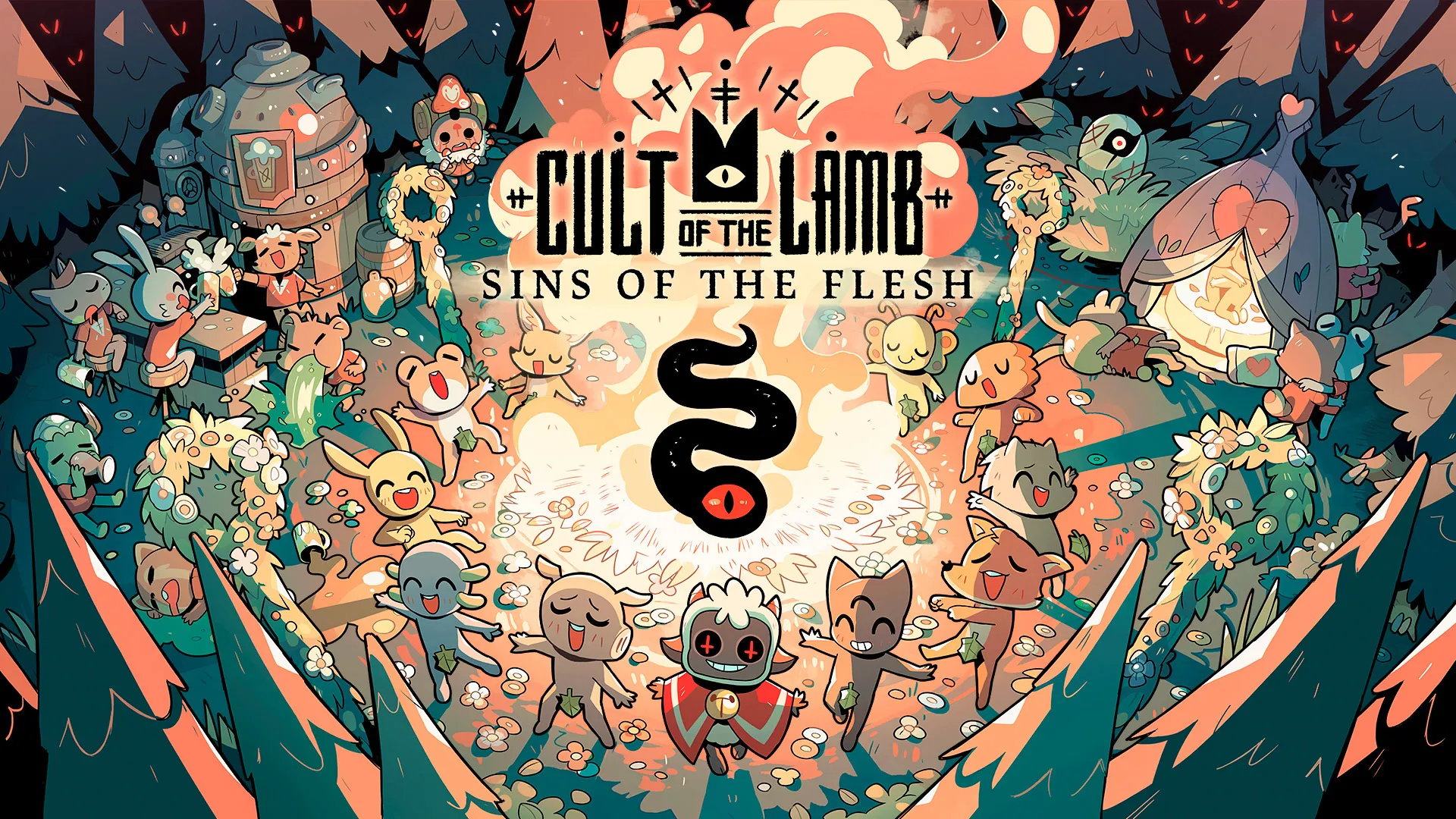 Cult of the Lamb Sins of the Flesh artwork