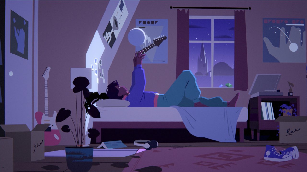 Screenshot From Desta the Memories Between Featuring A Black Girl Lying In Bed