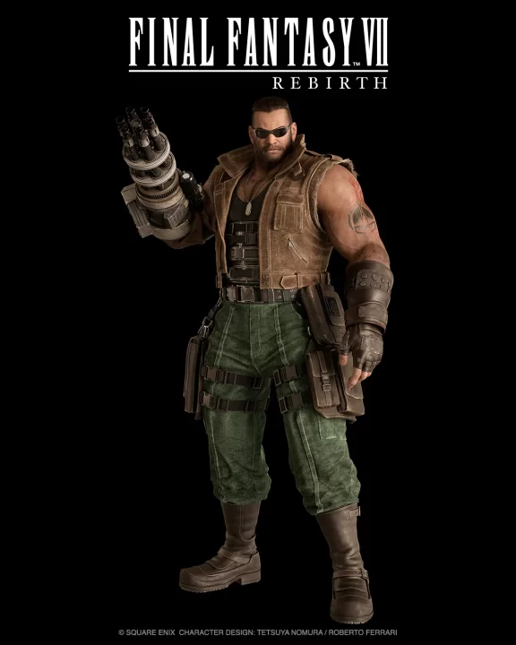 Final Fantasy VII Rebirth Artwork 002 Barret Glasses
