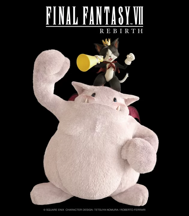 Final Fantasy VII Rebirth Artwork 028 Cait Sith Moogle