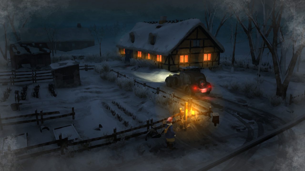 Screenshots of a house in Gerda a Flame in Winter