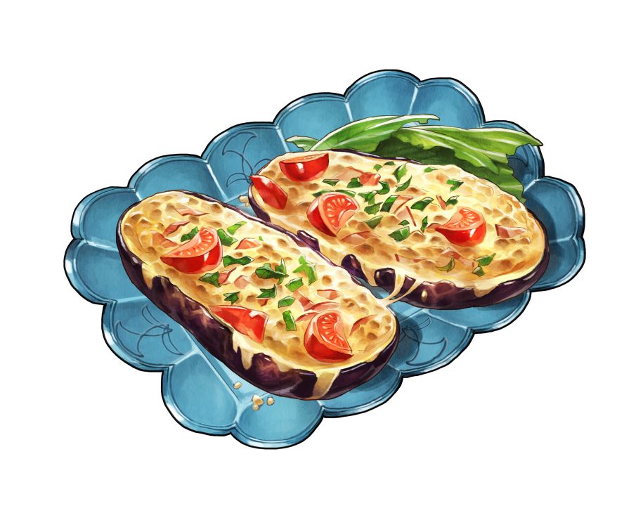 Harvestella Artwork 029 Tomato Eggplant Cheese Bake