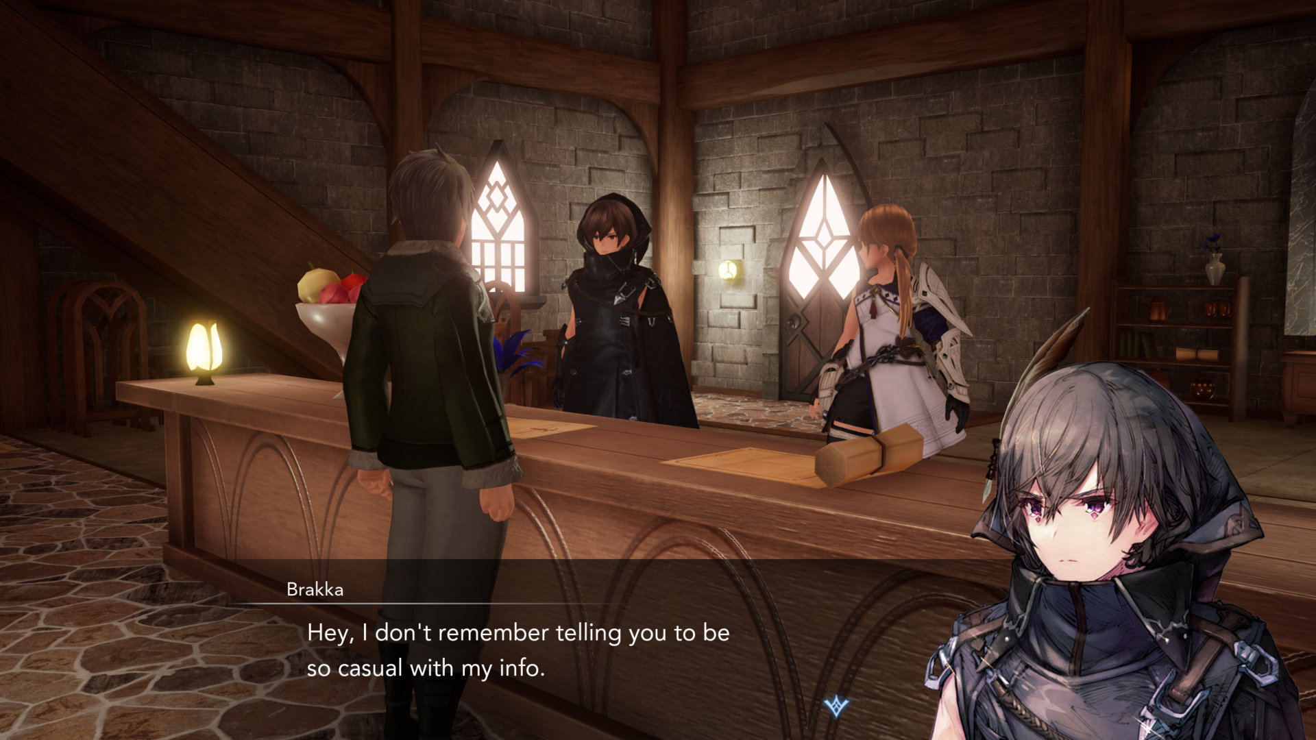 Harvestella Screenshot of character dialogue