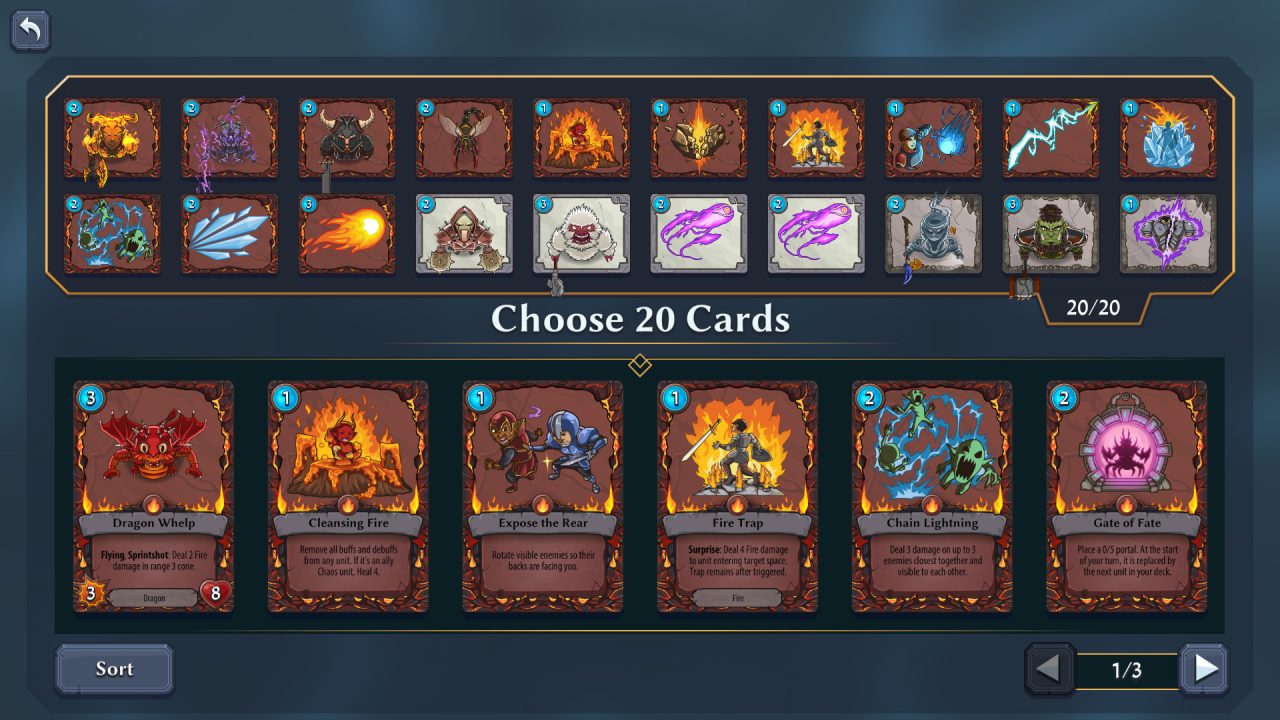 Summoners Fate Choose 20 Cards