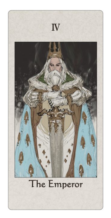 Tactics Ogre Reborn Artwork 014 The Emperor Tarot Card