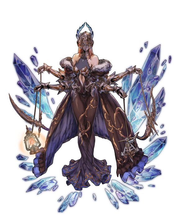 Tactics Ogre Reborn Artwork 034 Lyuneram Goddess of Ice