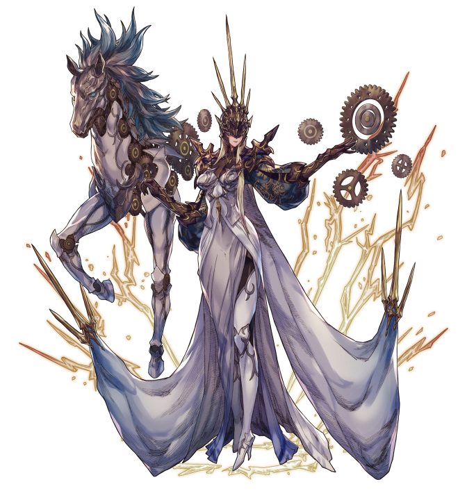 Tactics Ogre Reborn Artwork 035 Nestharot Goddess of Lightning