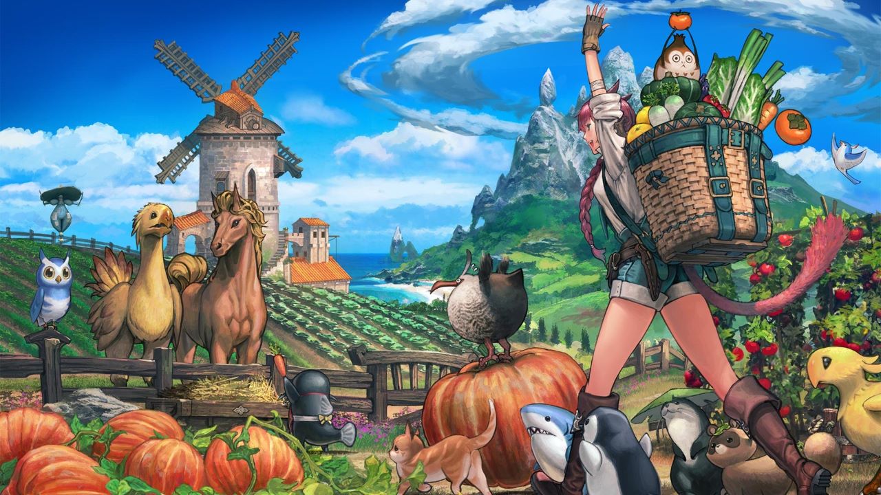 Final Fantasy XIV Artwork of Island Sanctuary