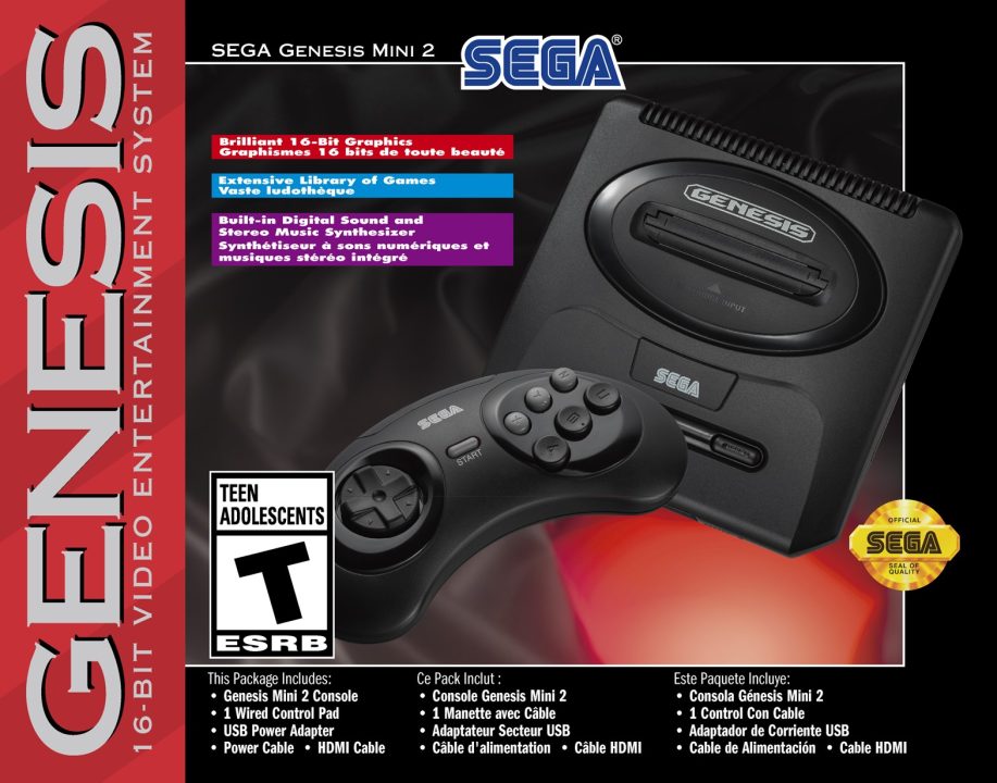 SEGA Genesis Mini 2 Packshot