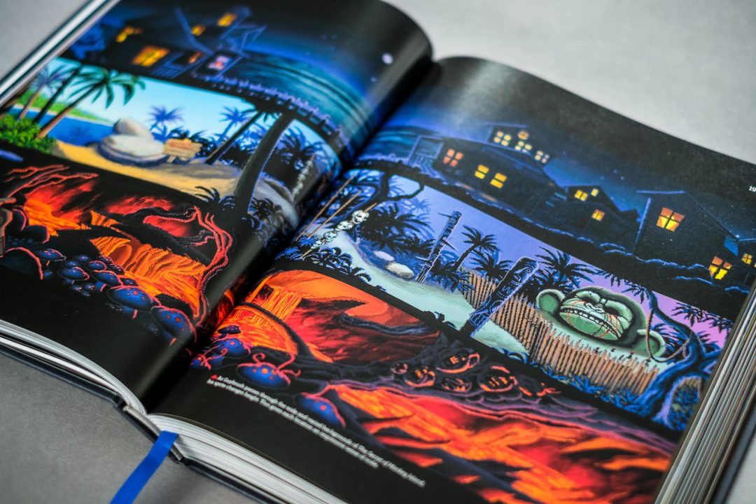 The Art of Point-and-Click Adventure Games Spread Monkey Island