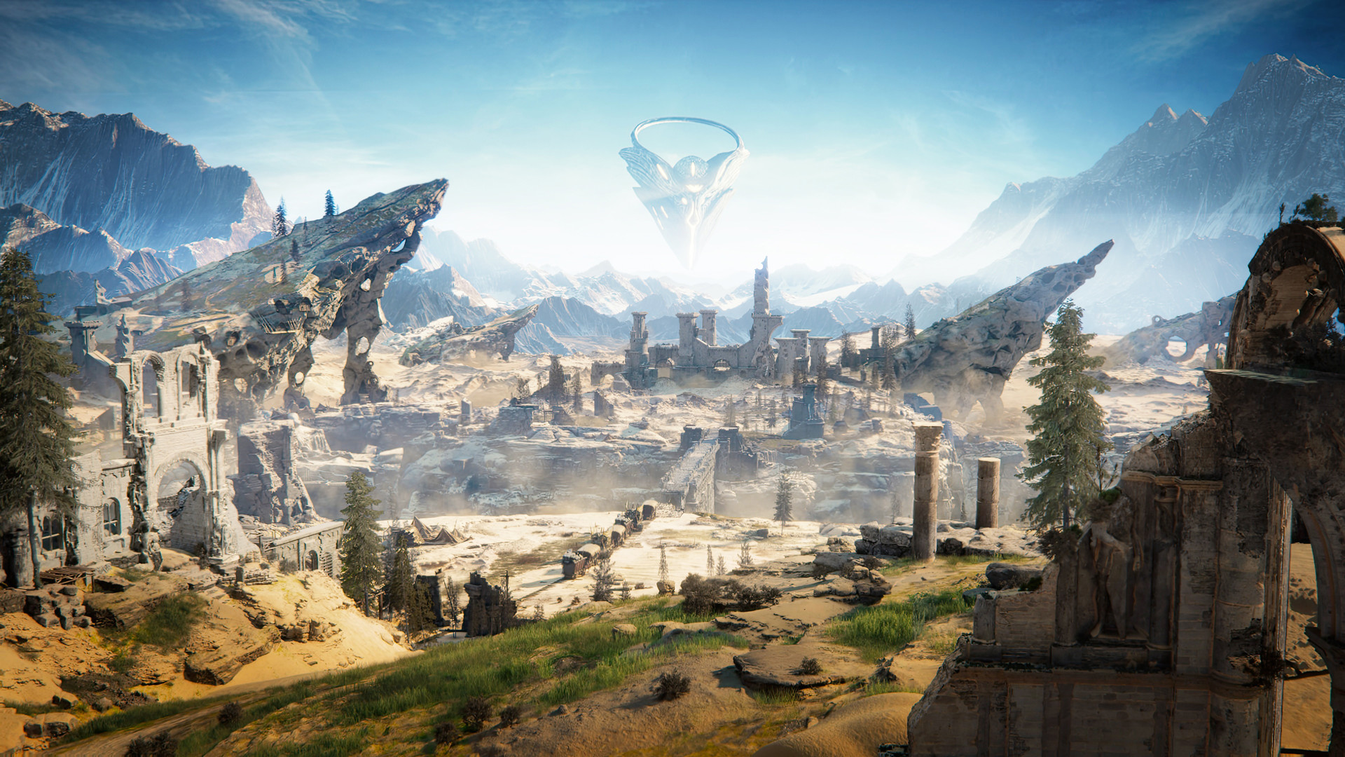 Screenshot of the environment in Atlas Fallen