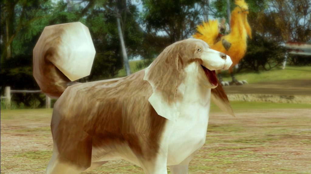Clove the dog from Lightning Returns Final Fantasy XIII