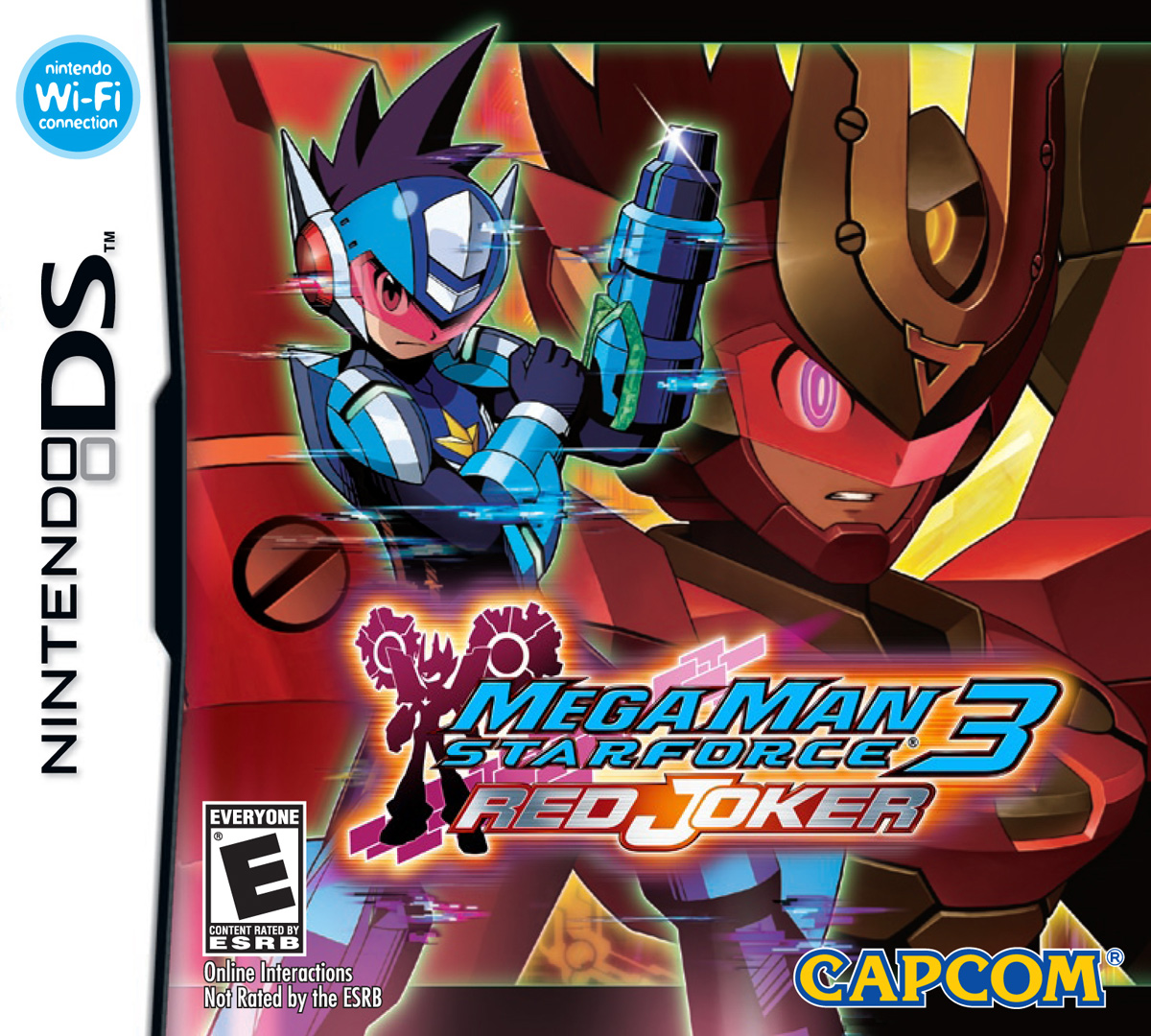 Mega Man Star Force 3 Cover Art US Red Joker
