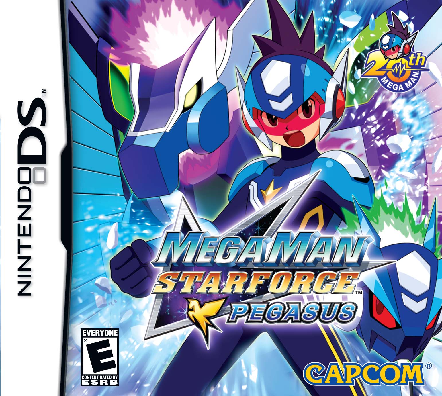 Mega Man Star Force Pegasus Leo Dragon Cover Art 003
