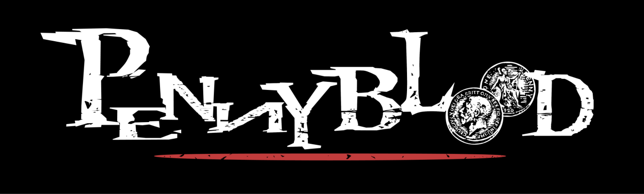 Penny Blood Logo on Black