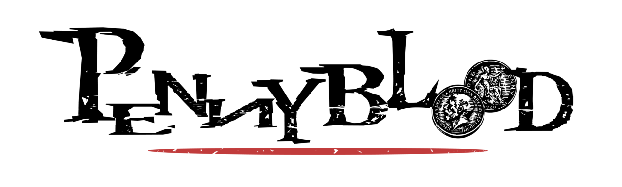 Penny Blood Logo on White