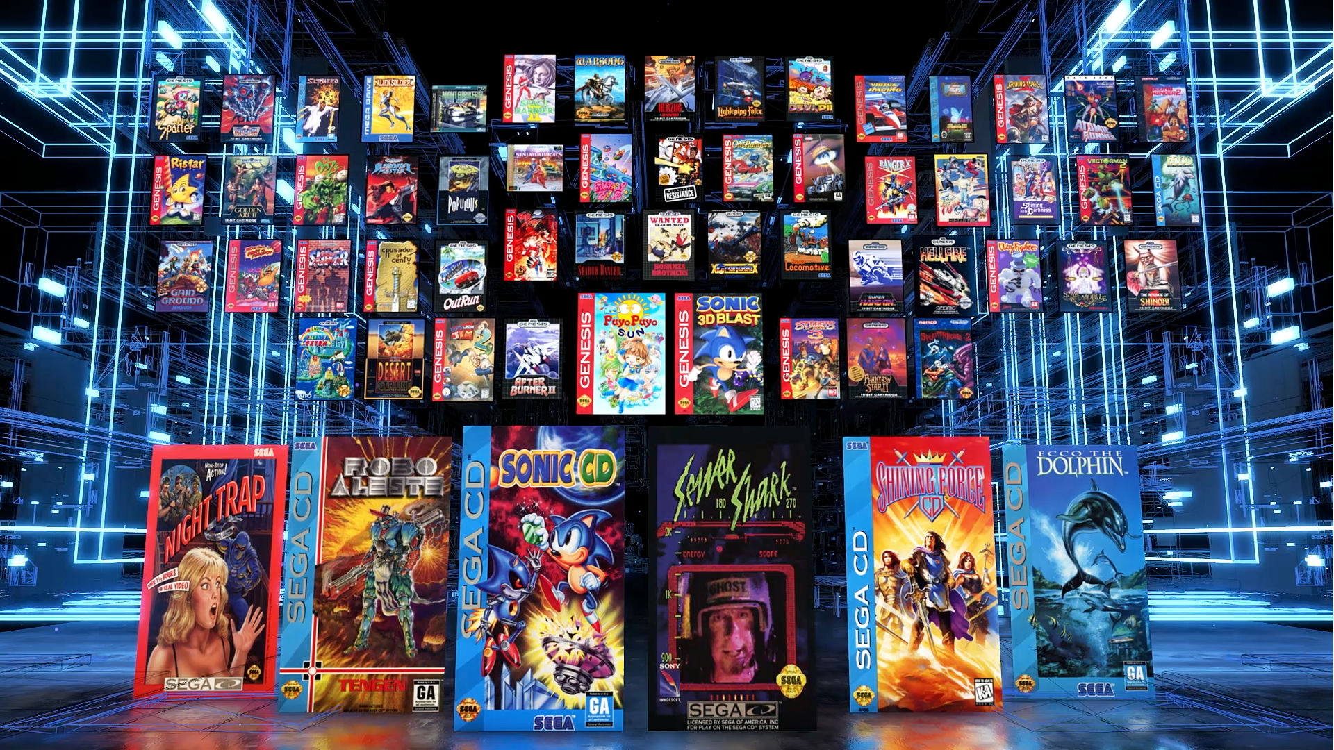 SEGA Genesis Mini 2 Full Lineup Game Covers