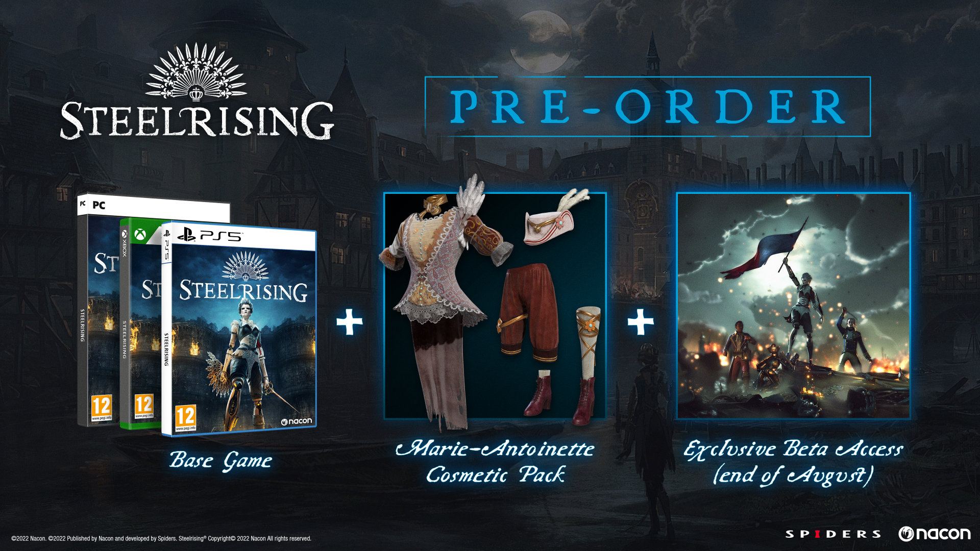 Steelrising Cover Art Pre Order Bonuses