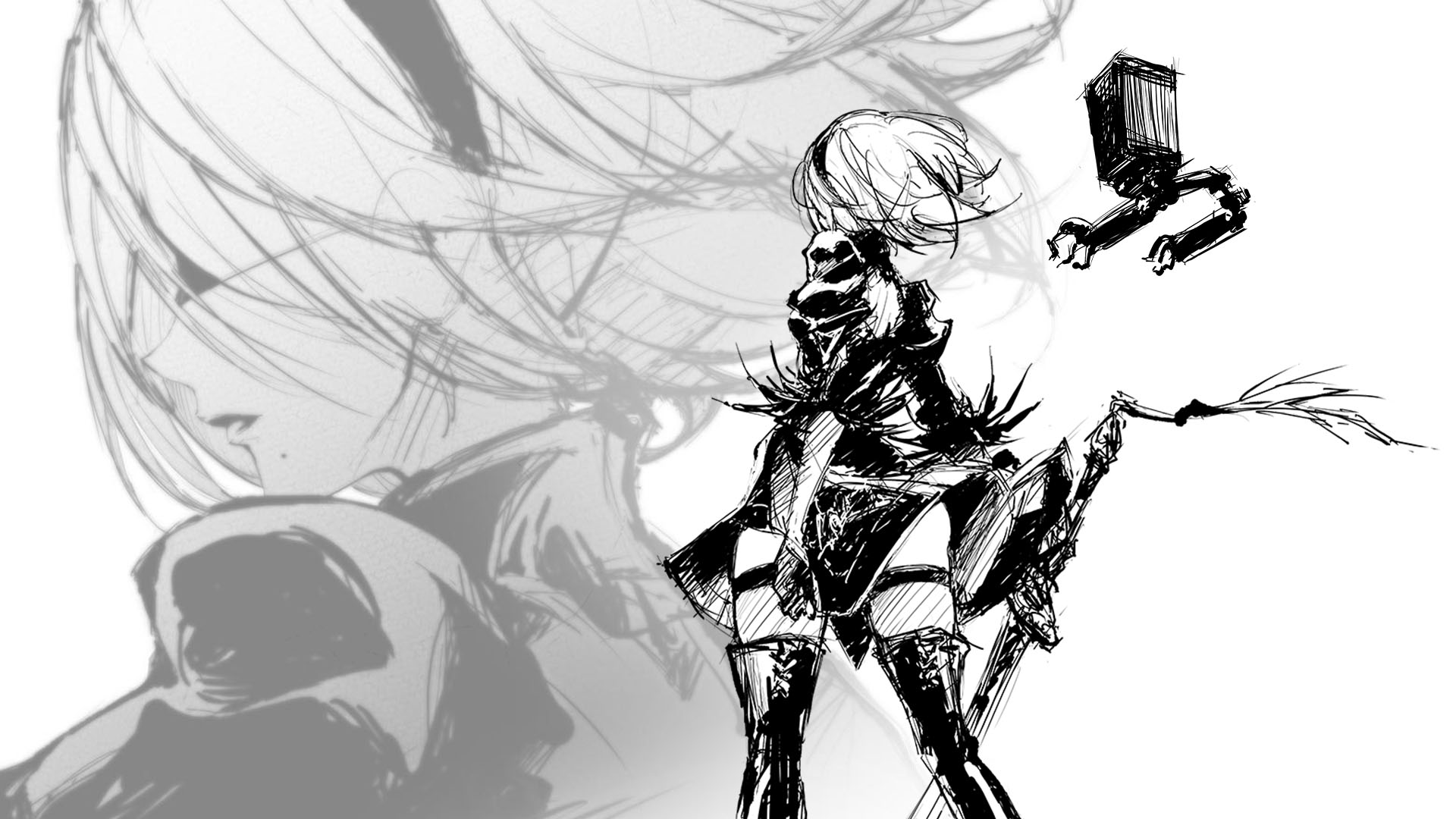 NieR: Automata anime artwork