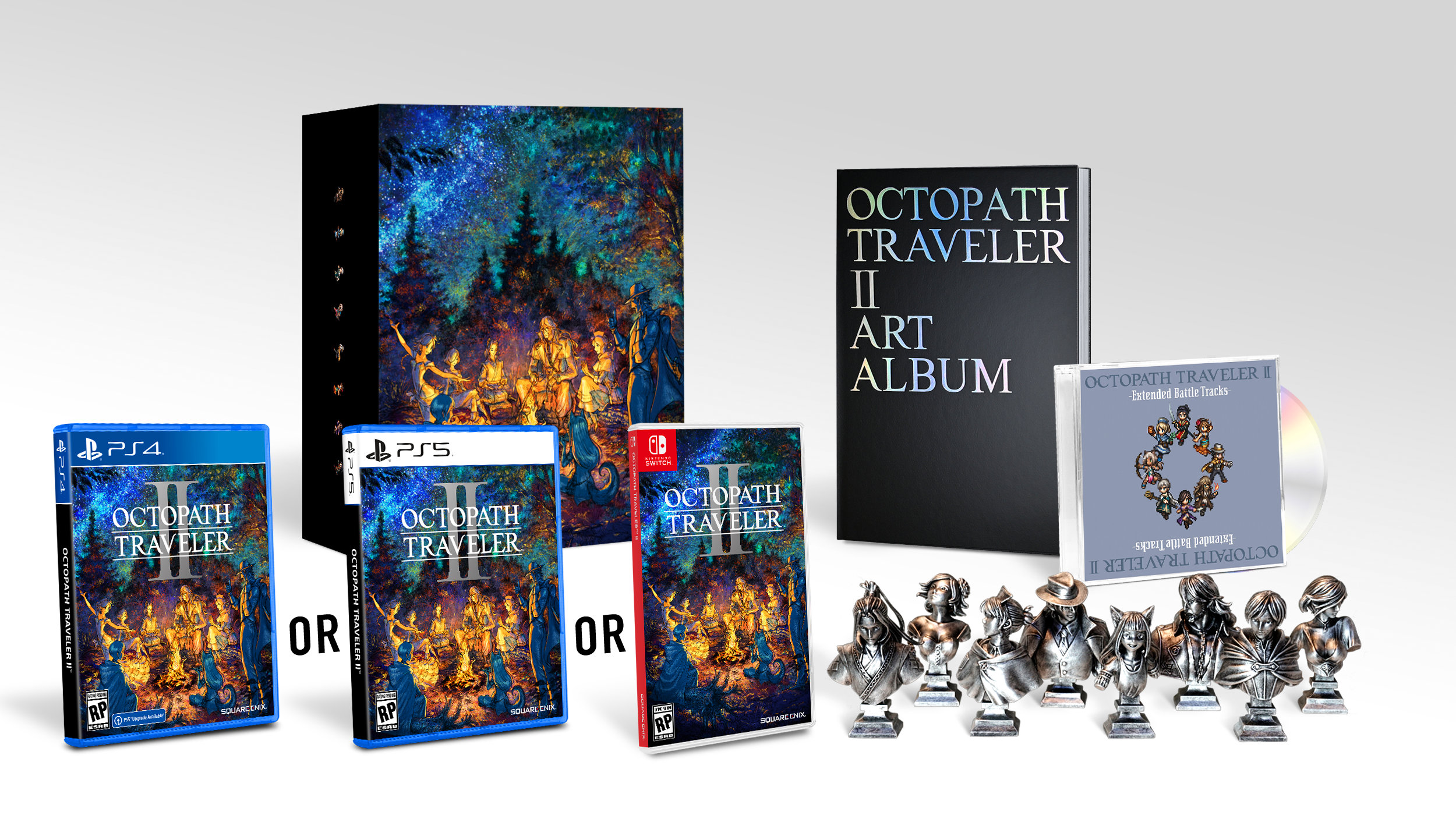 Octopath Traveler II Cover Art Collectors Edition