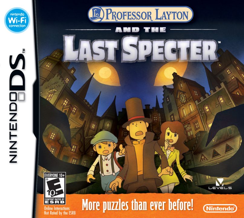 Professor Layton and the Last Specter Cover Art US DS