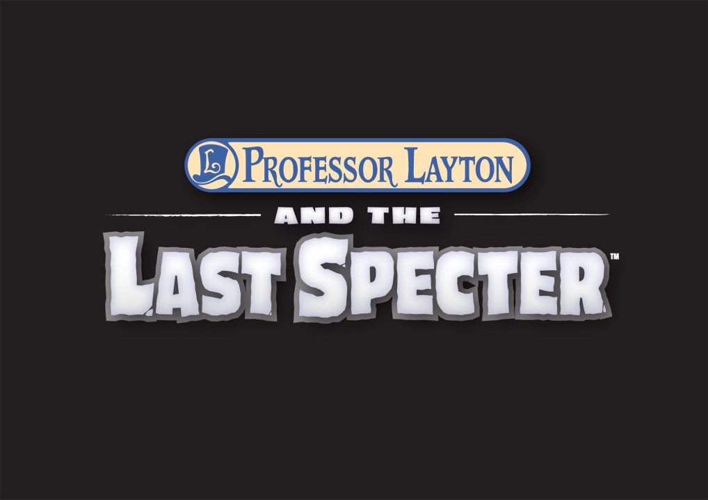 Professor Layton and the Last Specter Logo on Black