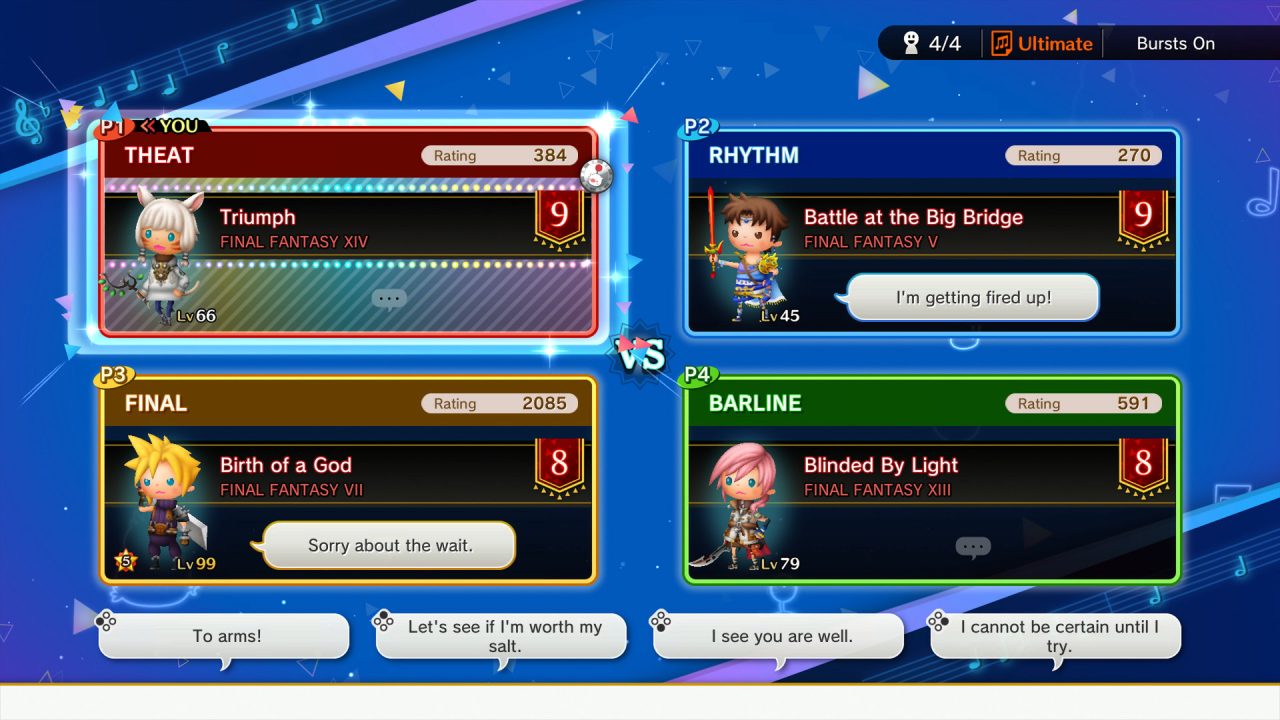Theatrhythm Final Bar Line Screenshot 