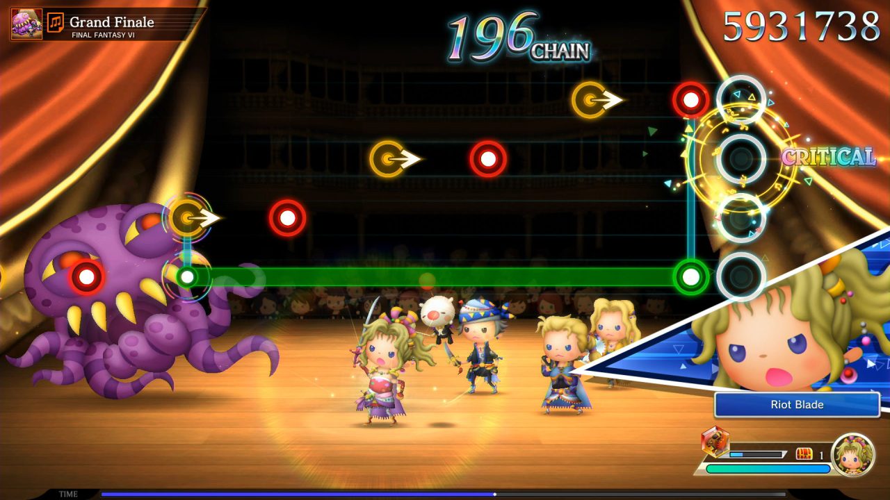 Theatrhythm Final Bar Line Screenshot