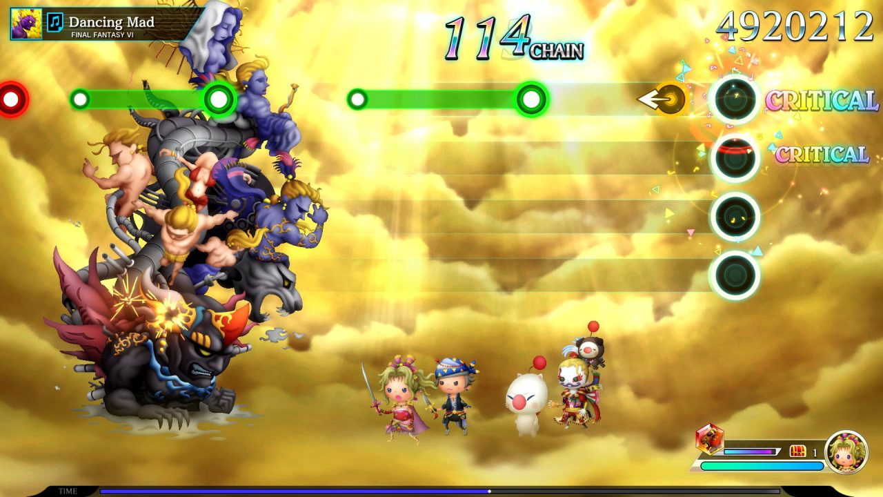 Screenshot of Theatrhythm Final Bar Line, one of several RPGs coming this week
