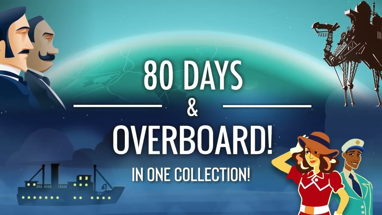 80 Days & Overboard! Double Pack Artwork