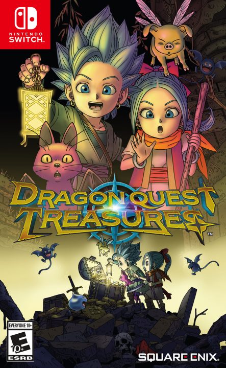 Dragon Quest Treasures Cover Art US Switch