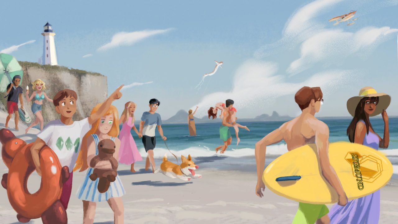 Just A To the Moon Series Beach Episode Artwork 001