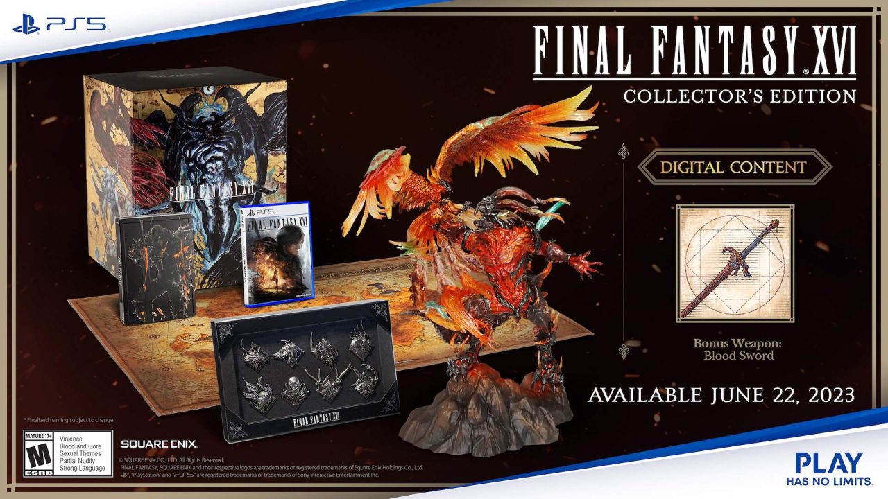 Final Fantasy XVI Cover Art (US, Collectors Edition)