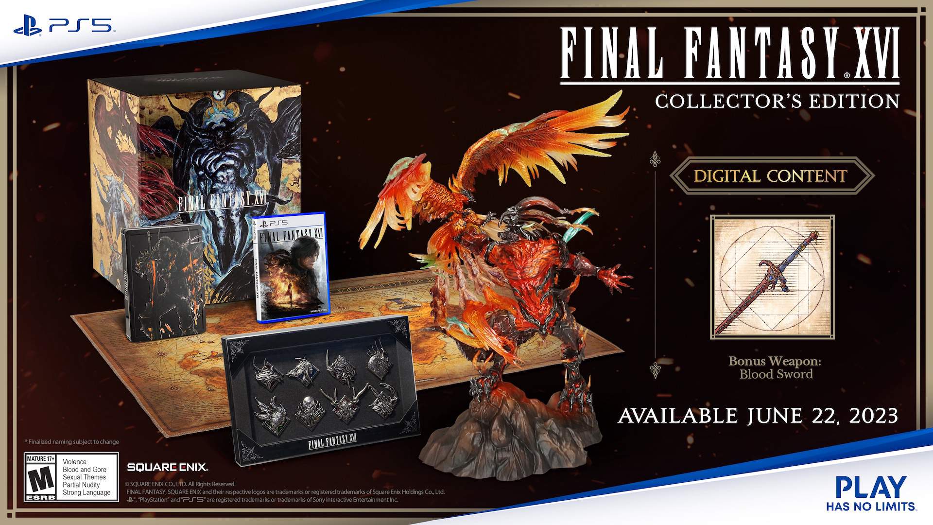 Final Fantasy XVI Cover Art US Collectors Edition