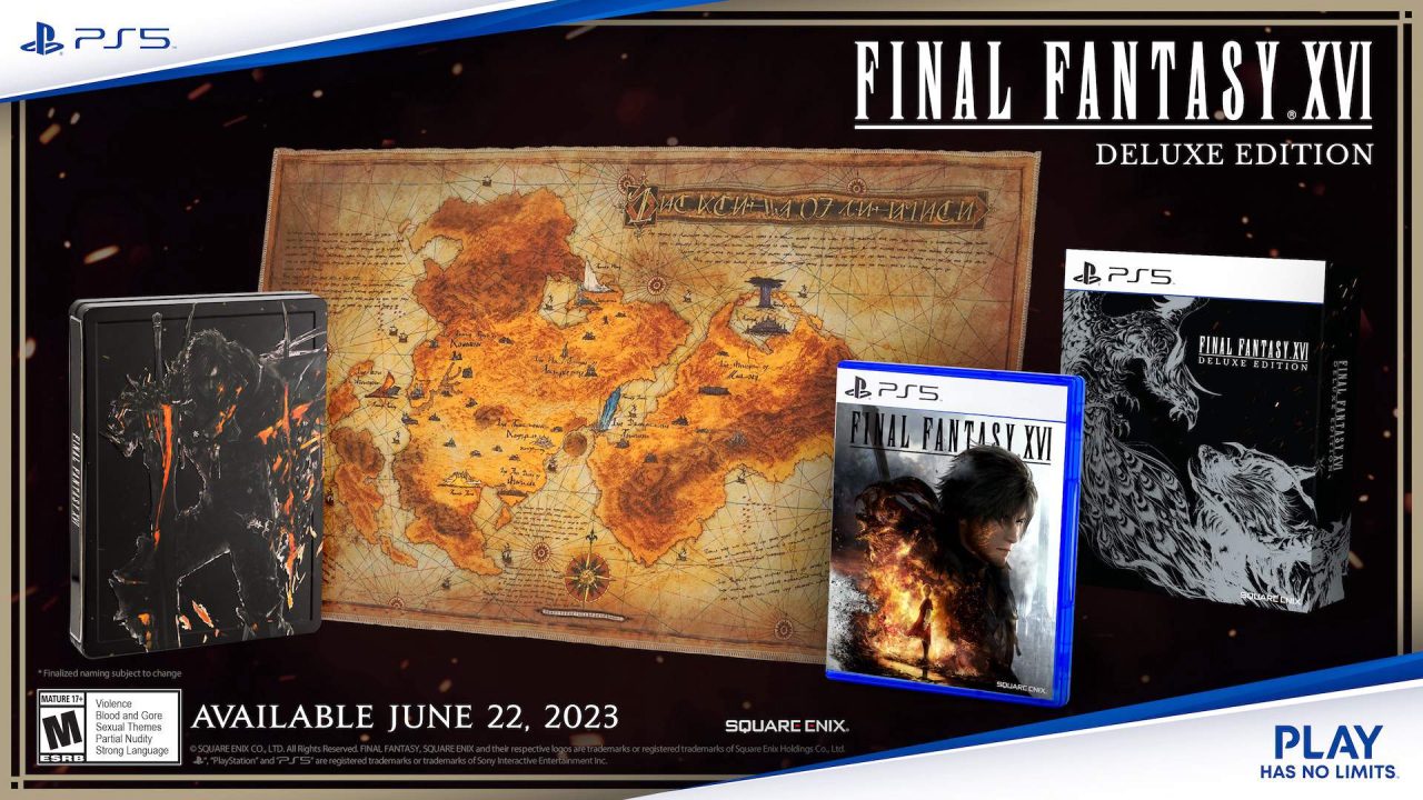 Final Fantasy XVI Cover Art (US, Deluxe Edition)