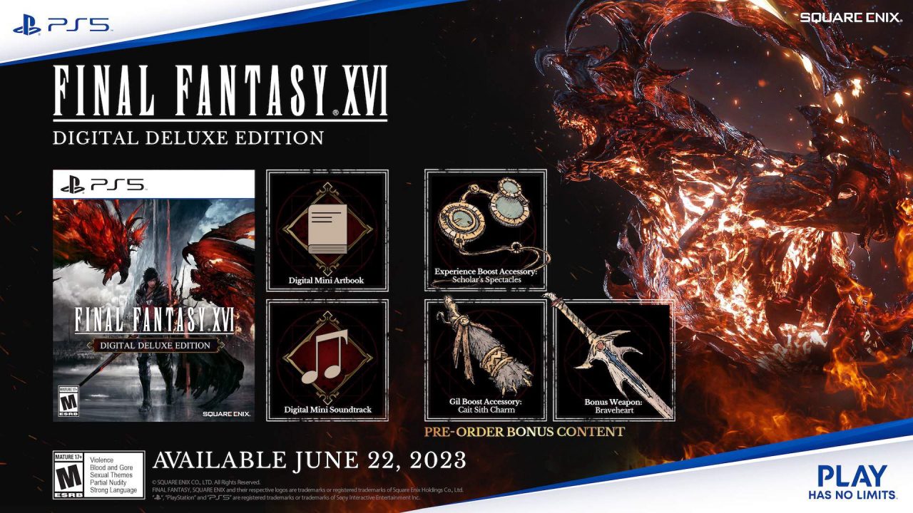 Final Fantasy XVI Cover Art (US, Digital Deluxe Edition)