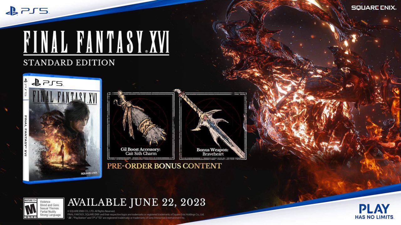 Final Fantasy XVI Cover Art (US, Standard Edition)