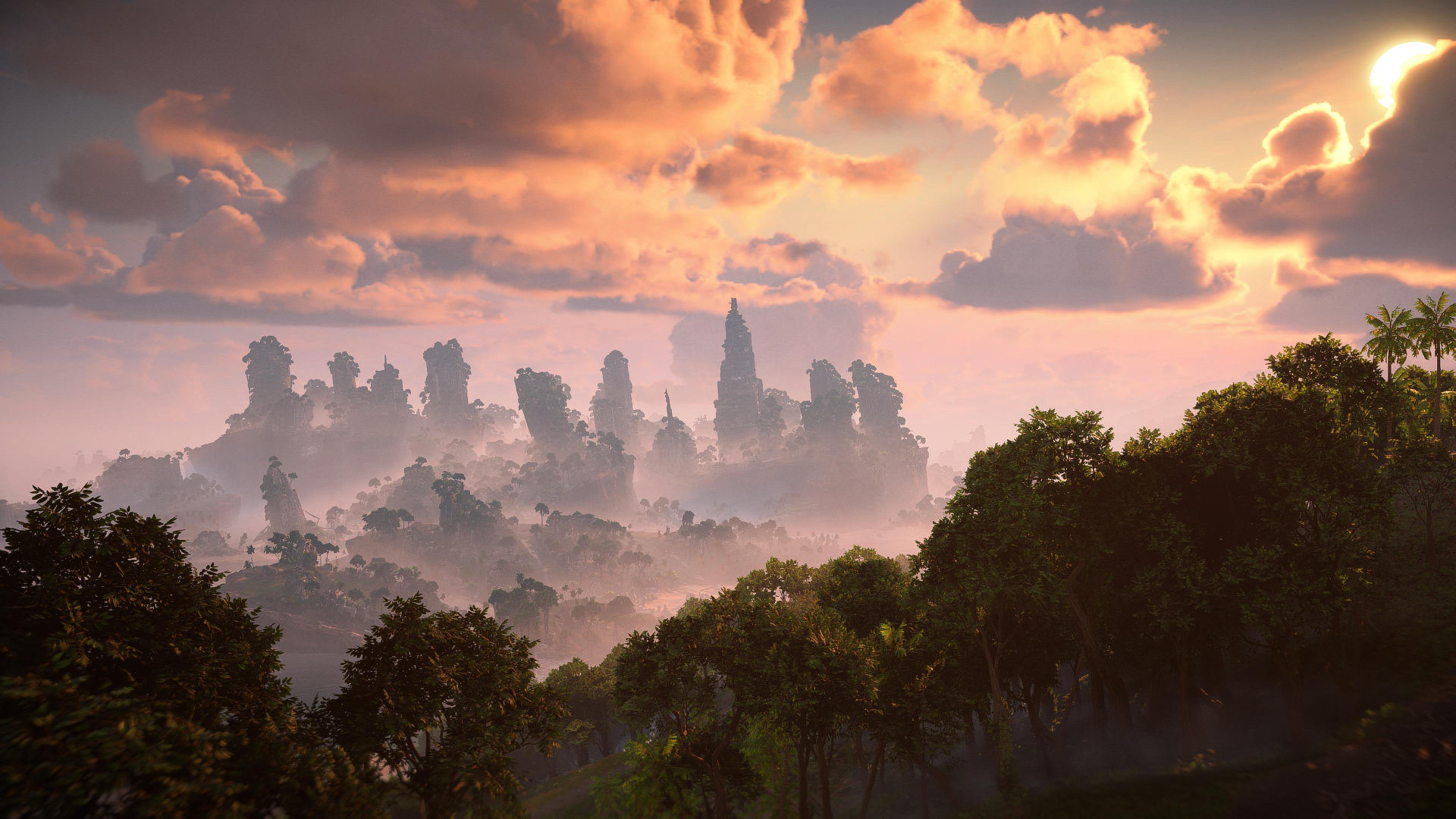 Horizon Forbidden West: Burning Shores New Screenshots Showcase Gorgeous  Explorable Skyscapes