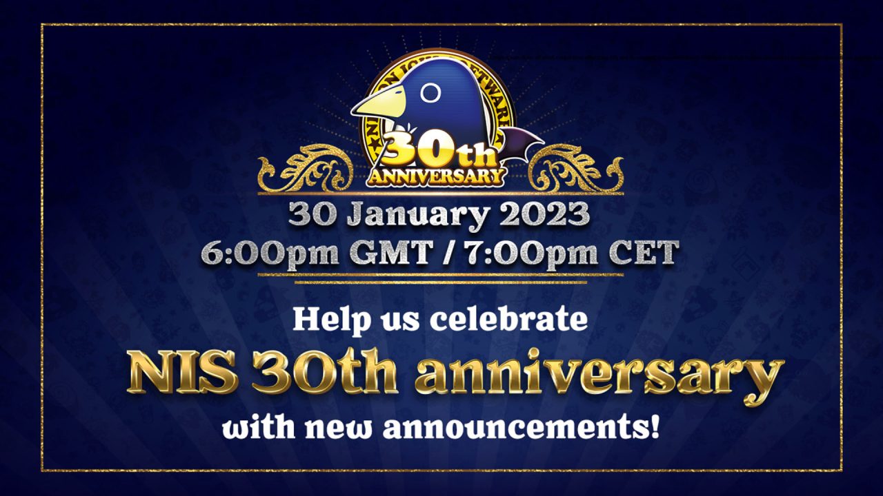 NIS 30th anniversary stream announcement