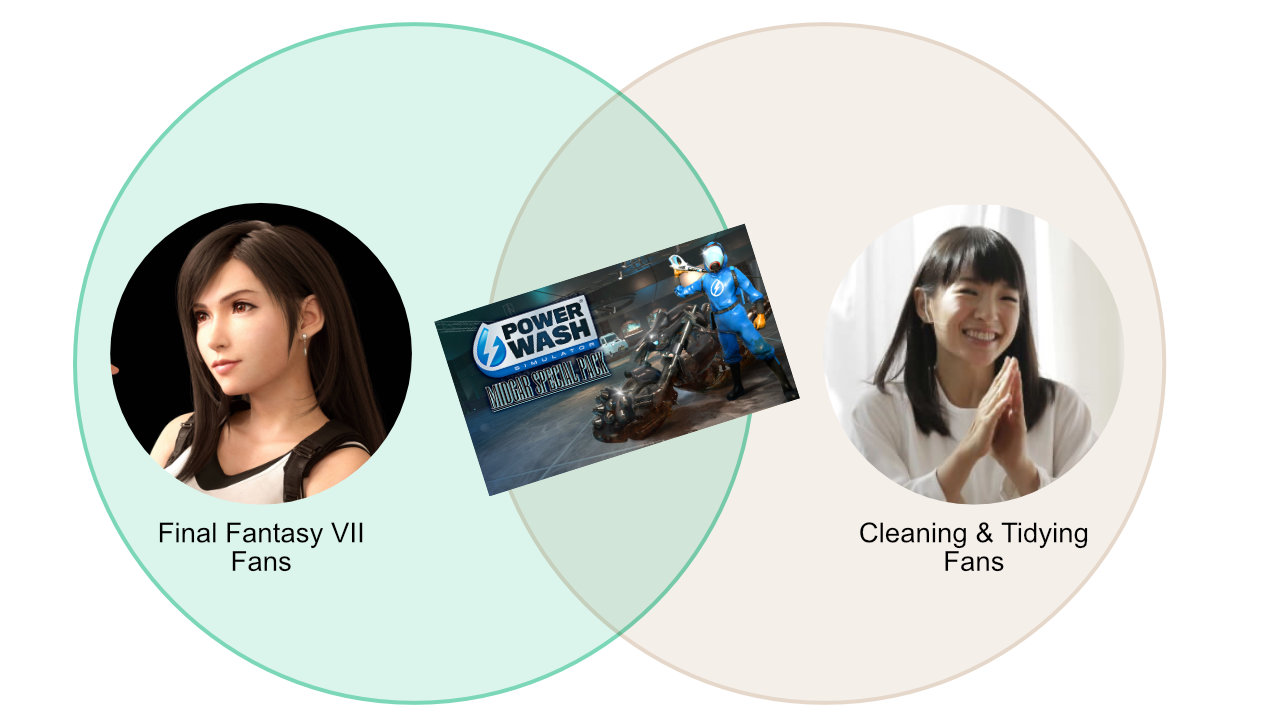 Final Fantasy VII Cleaning Fans Venn Diagram