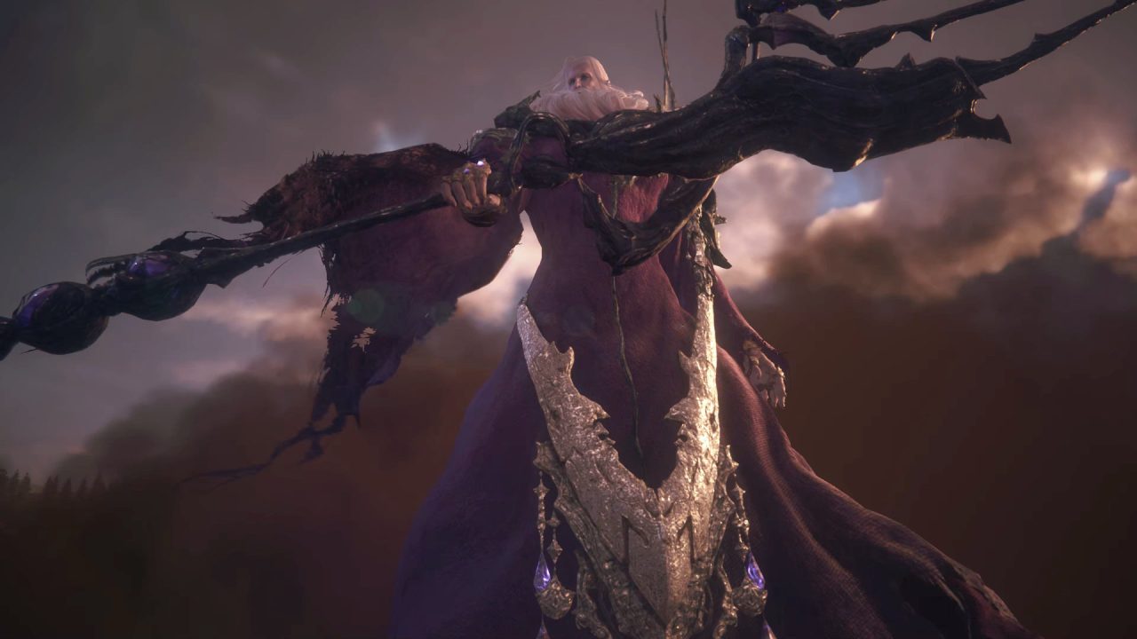 Final Fantasy XVI Screenshot of Ramuh wielding his staff
