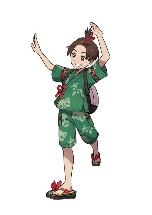 Pokemon Scarlet Violet Area Zero Artwork 019 The Teal Mask Protagonist 2