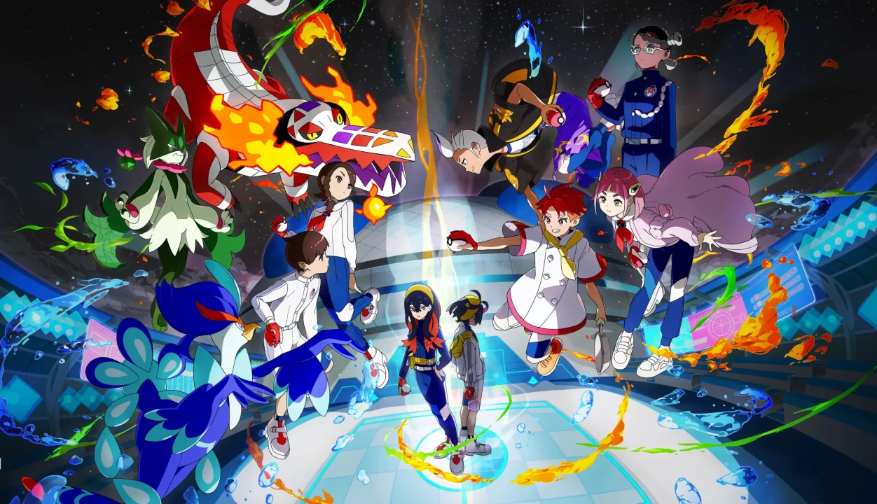 Pokemon Scarlet Violet Area Zero Artwork 032 The Indigo Disk Key Art 1