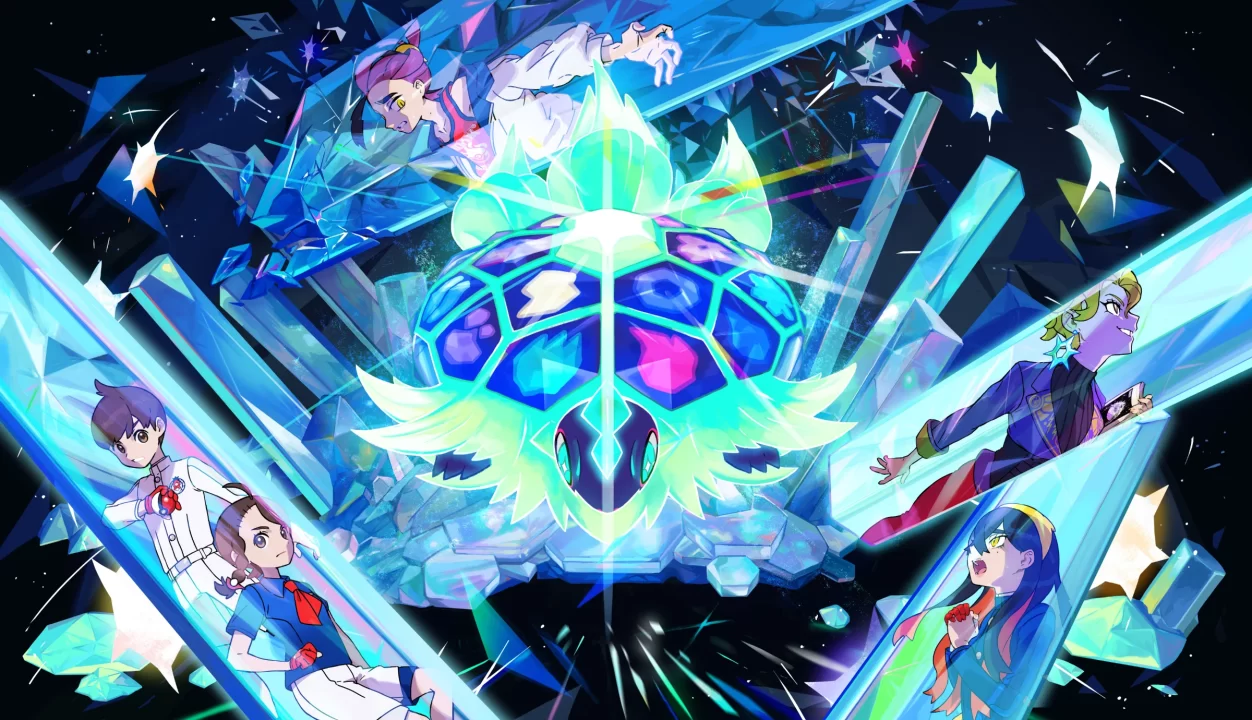 Pokemon Scarlet Violet Area Zero Artwork 033 The Indigo Disk Key Art 2